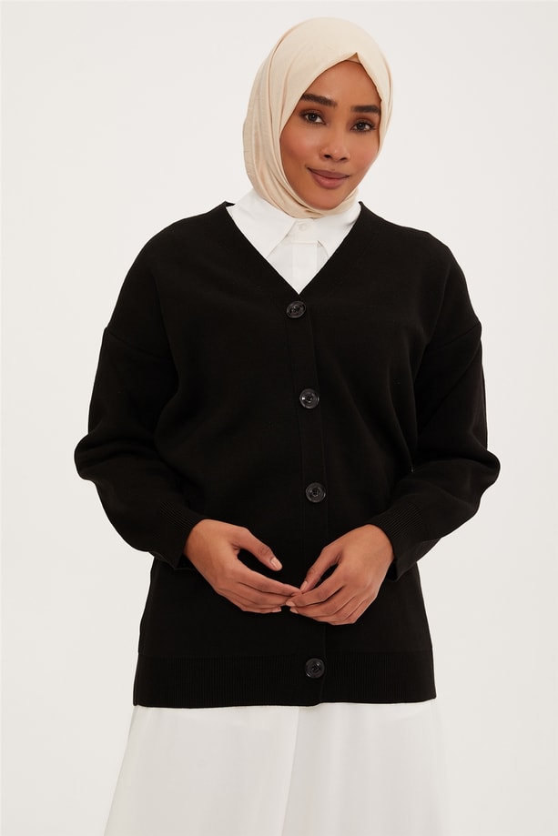 Armine Hırka 22KD4211 Siyah