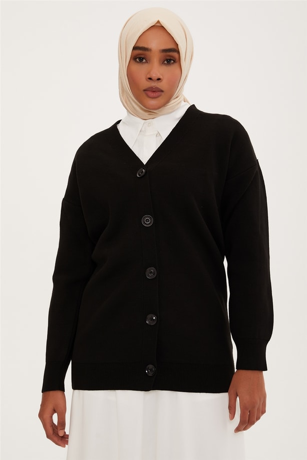 Armine Hırka 22KD4211 Siyah