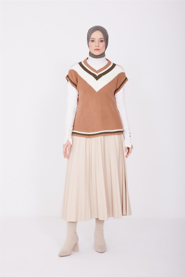 Armine Süveter 22Kd4212 Bisküvi