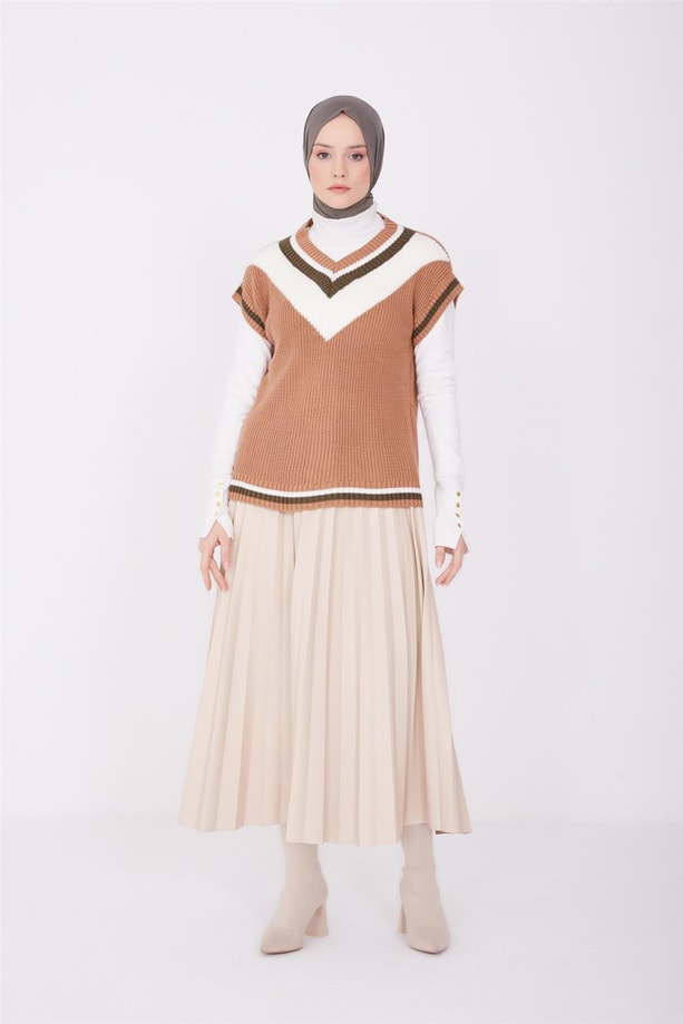 Armine Süveter 22Kd4212 Bisküvi