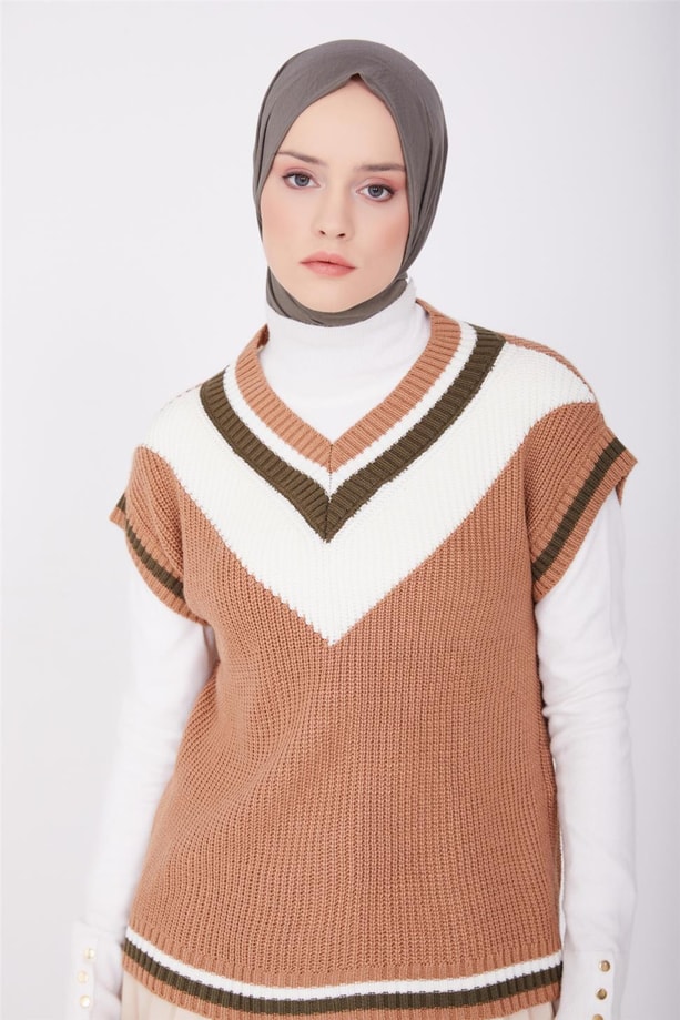 Armine Süveter 22Kd4212 Bisküvi