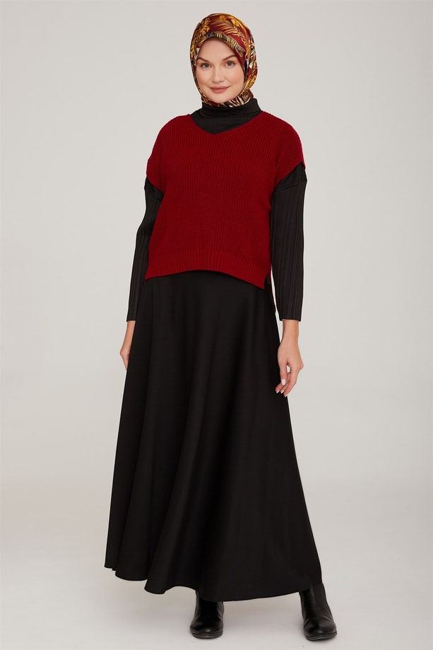 Armine Süveter 22KD4213 Kırmızı