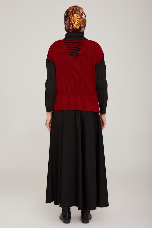Armine Süveter 22KD4213 Kırmızı