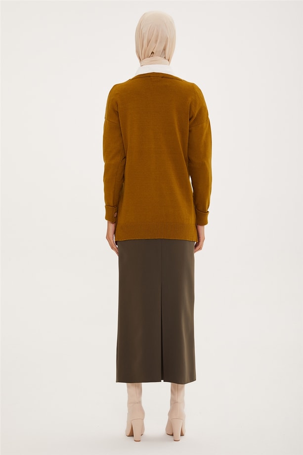 Armine Tunik 22KD4219 Zeytinyağı