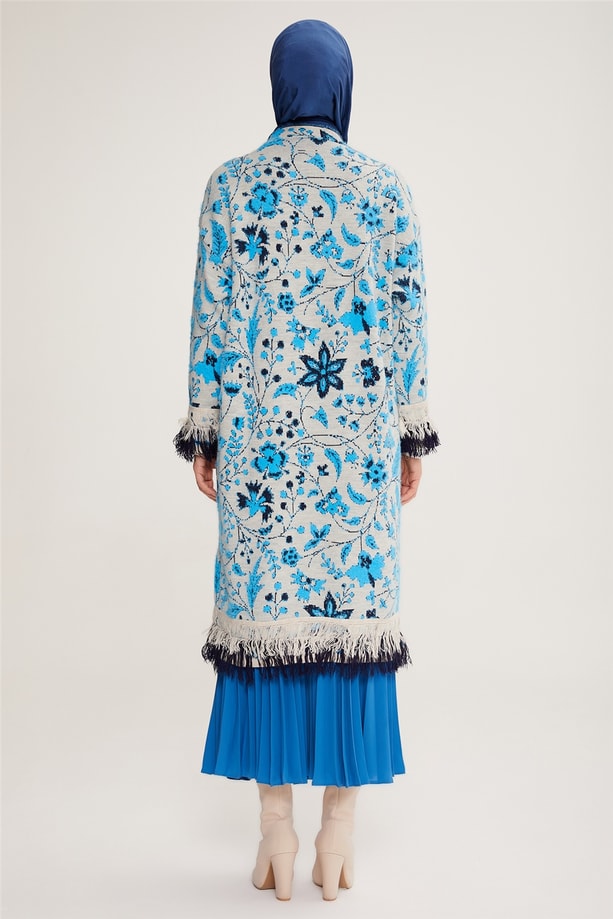 Armine Hırka 22KD4228 İndigo