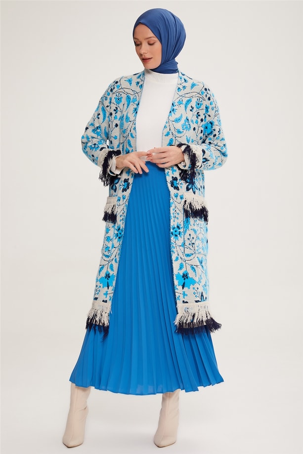 Armine Hırka 22KD4228 İndigo