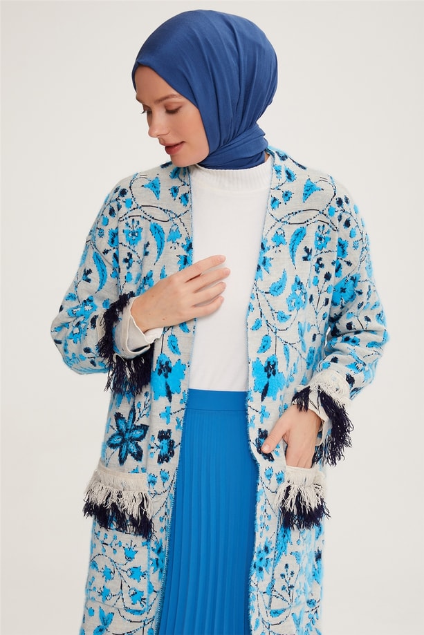 Armine Hırka 22KD4228 İndigo