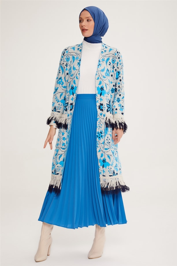 Armine Hırka 22KD4228 İndigo