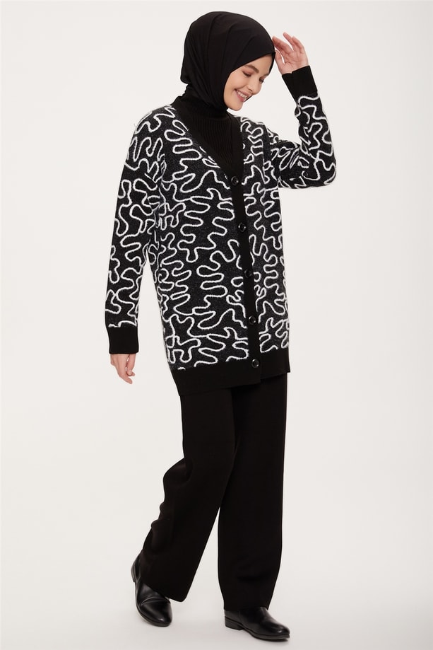 Armine Hırka 22KD4233 Siyah
