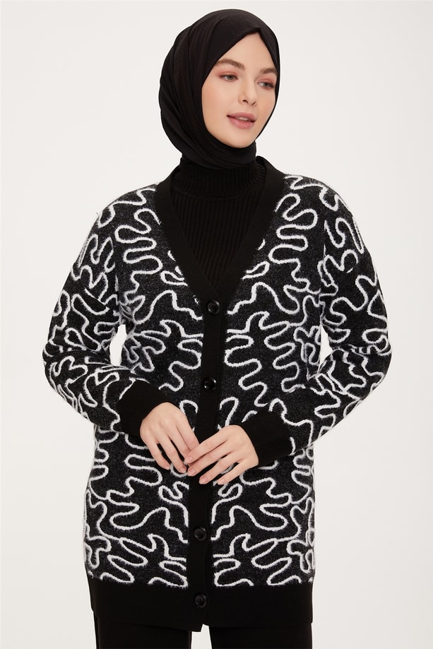 Armine Hırka 22KD4233 Siyah