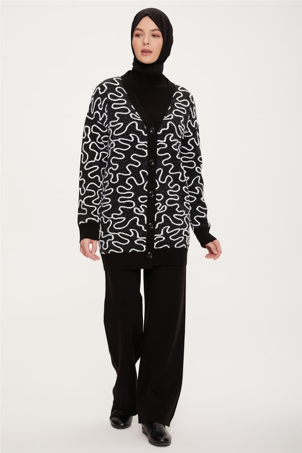 Armine Hırka 22KD4233 Siyah