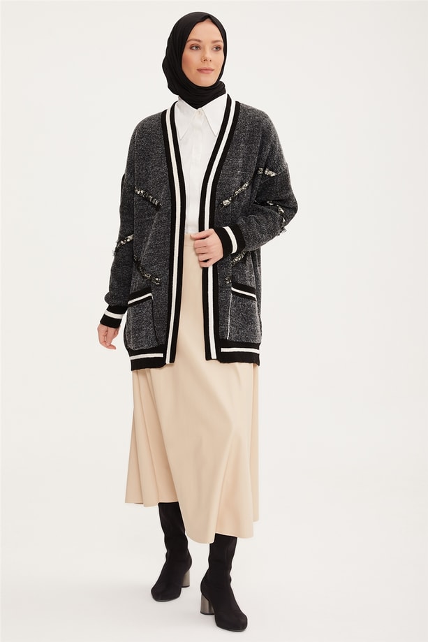 Armine Hırka 22KD4234 Siyah