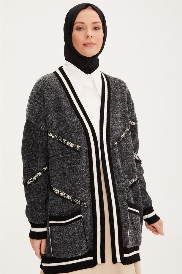 Armine Hırka 22KD4234 Siyah