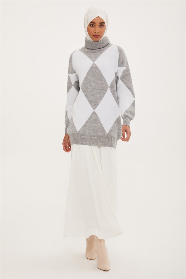 Armine Tunik 22KD4235 Gri