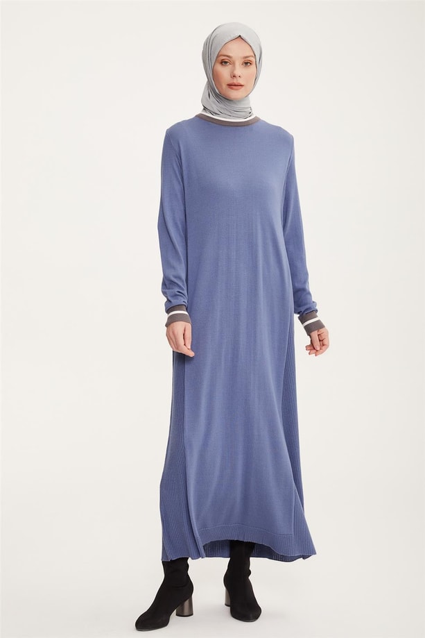 Armine Elbise 22KD4243 İndigo