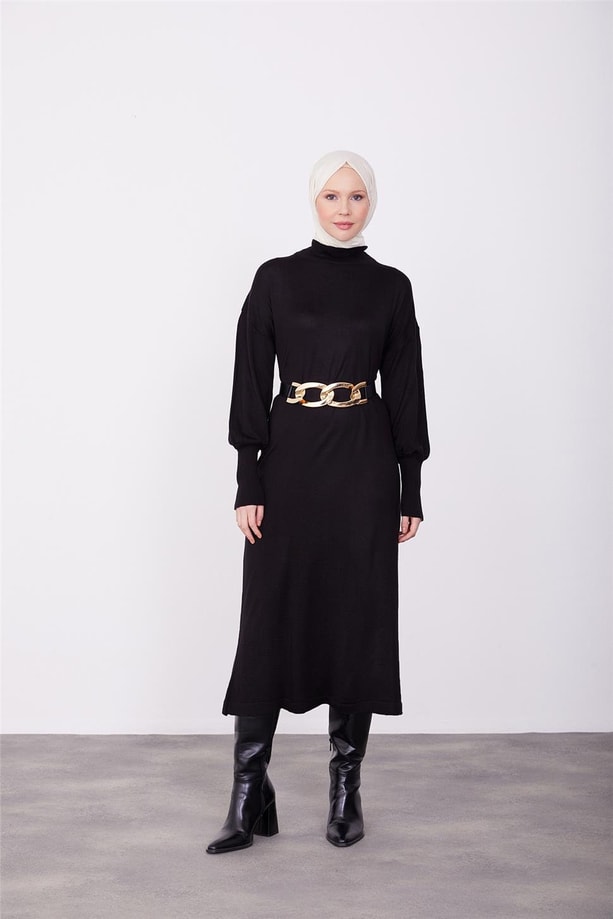 Armine Elbise 23Kd4249 Siyah