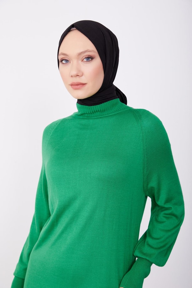 Armine Elbise 23Kd4250 Çimen Yeşili