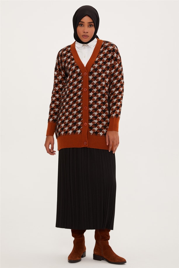 Armine Hırka 22KD4251 Kiremit