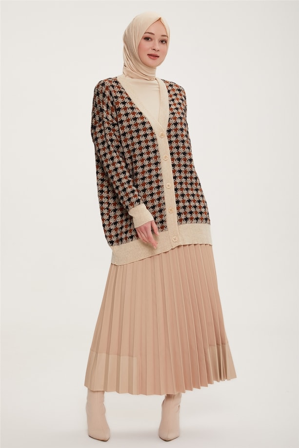 Armine Hırka 22KD4251 Taş