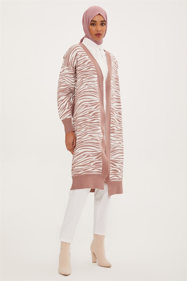Armine Hırka 22KD4252 Pudra