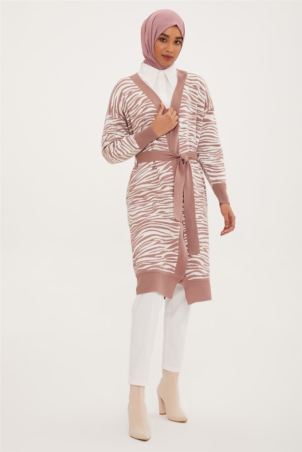 Armine Hırka 22KD4252 Pudra
