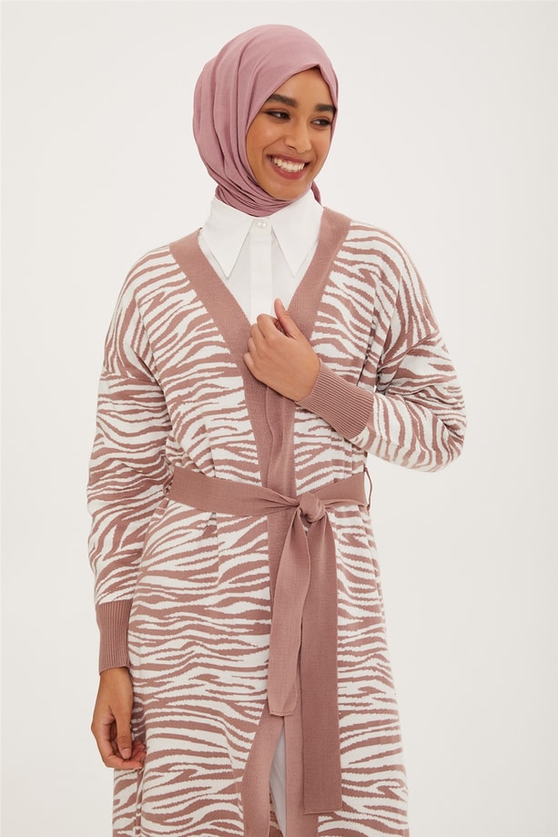 Armine Hırka 22KD4252 Pudra
