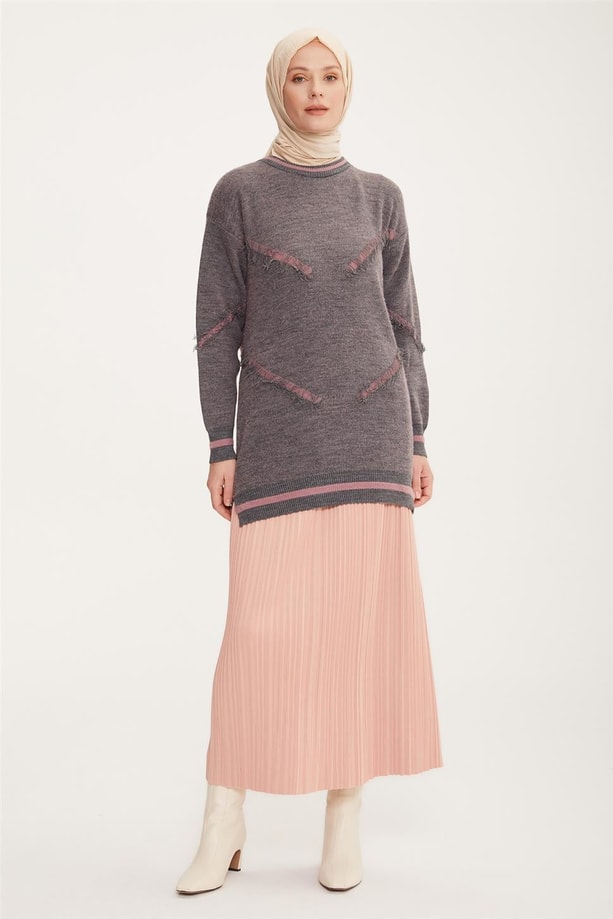 Armine Tunik 22KF4256 Gri
