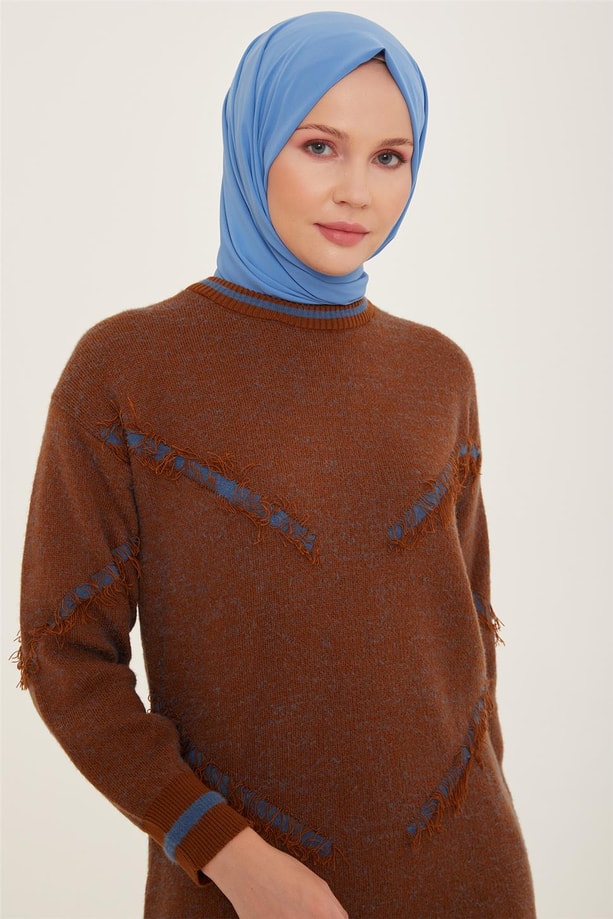 Armine Tunik 22KF4256 Taba