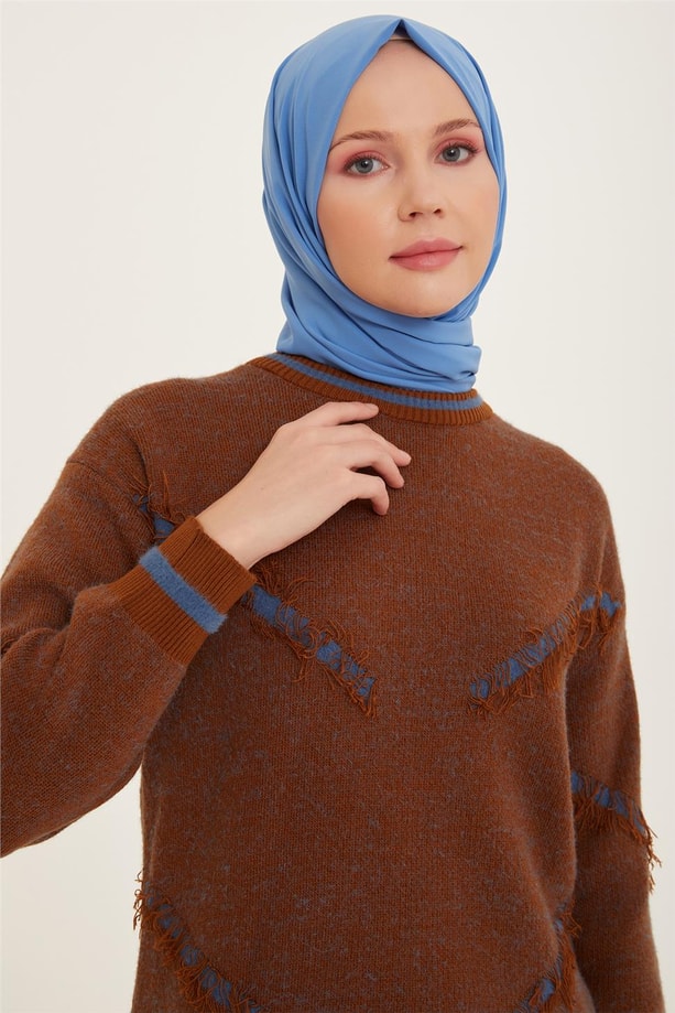 Armine Tunik 22KF4256 Taba