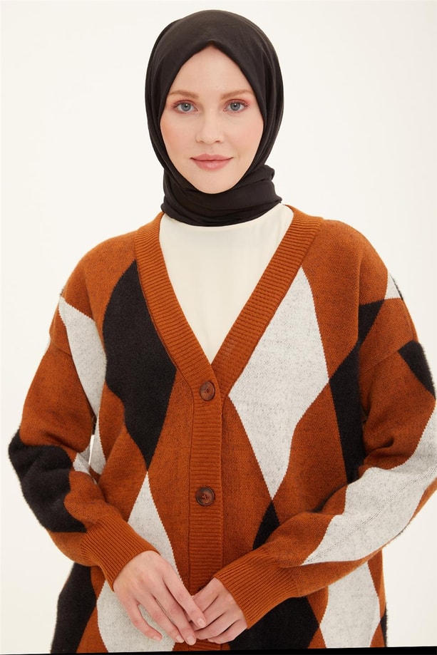 Armine Hırka 22KF4258 Kiremit