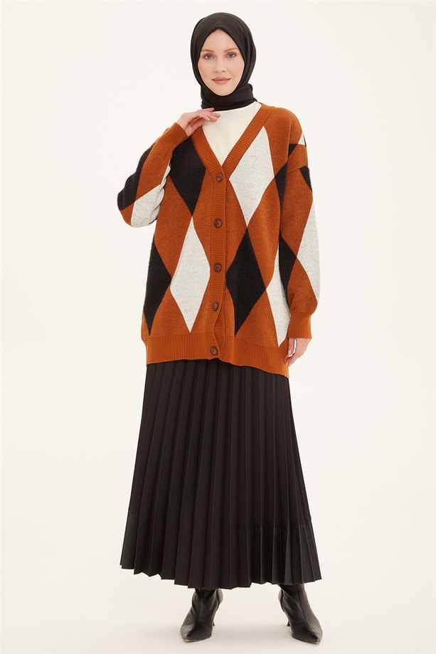 Armine Hırka 22KF4258 Kiremit