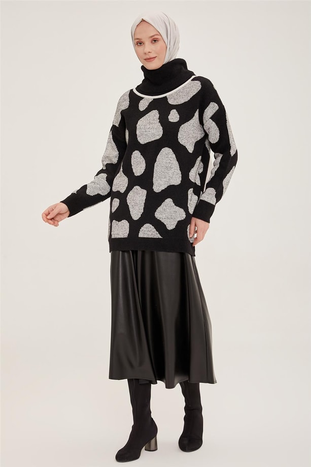 Armine Tunik 22KF4259 Siyah