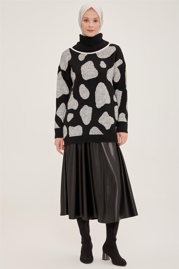 Armine Tunik 22KF4259 Siyah