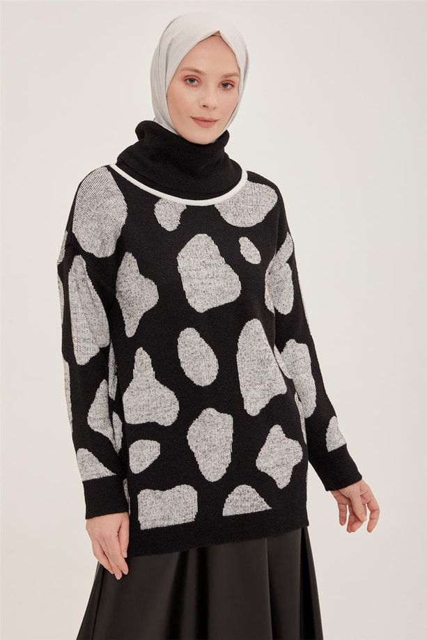 Armine Tunik 22KF4259 Siyah
