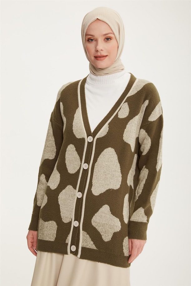 Armine Hırka 22KF4260 Haki