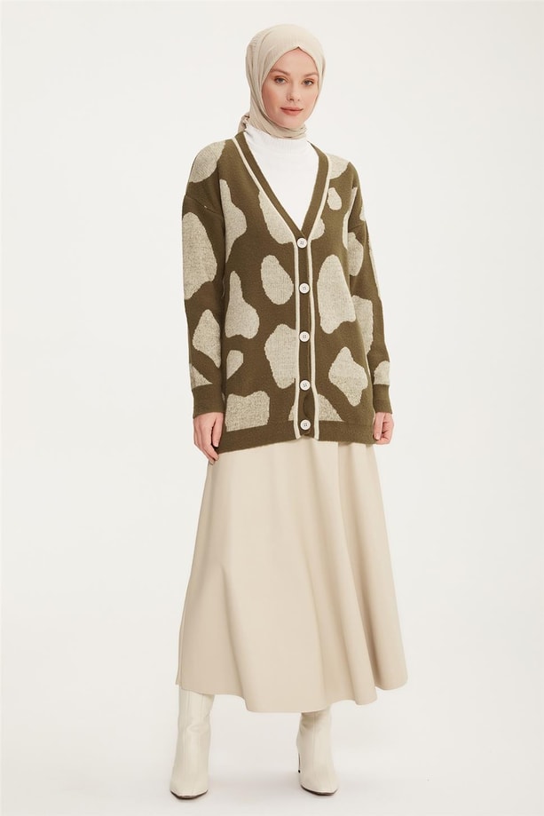 Armine Hırka 22KF4260 Haki