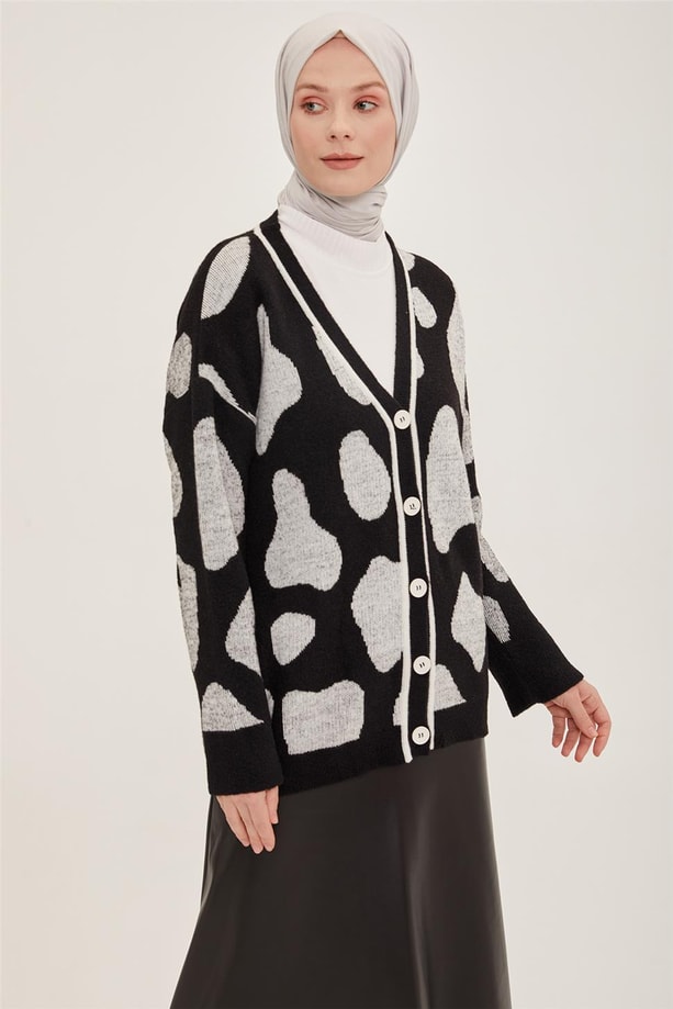 Armine Hırka 22KF4260 Siyah