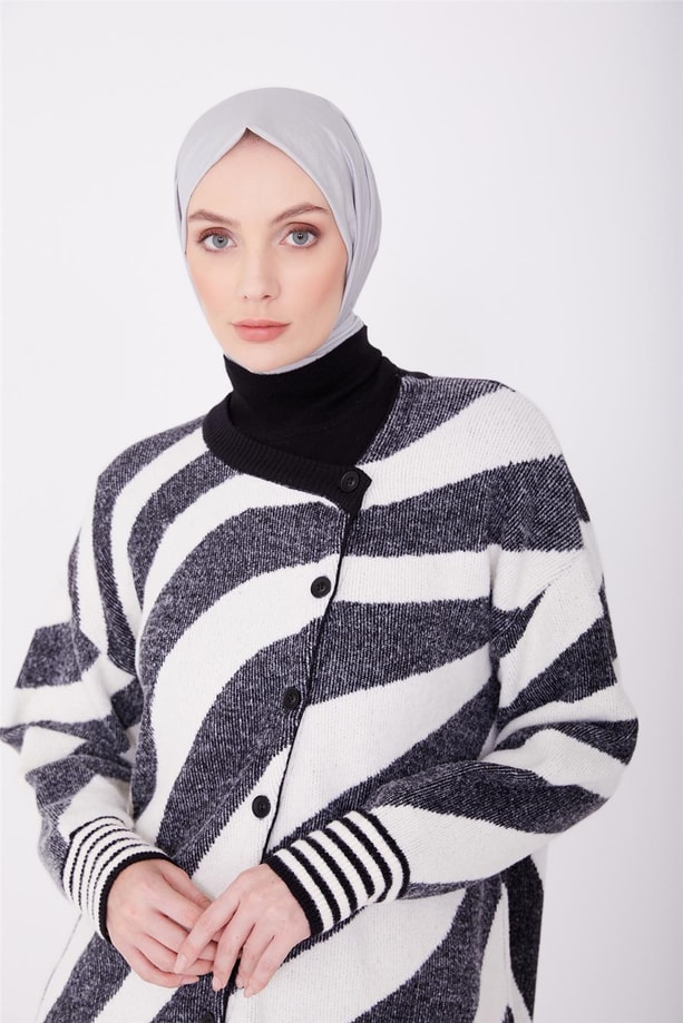Armine Hırka 22Kf4261 Siyah
