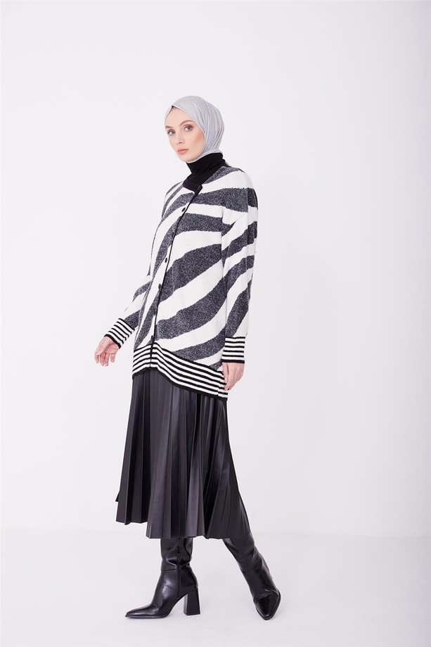 Armine Hırka 22Kf4261 Siyah