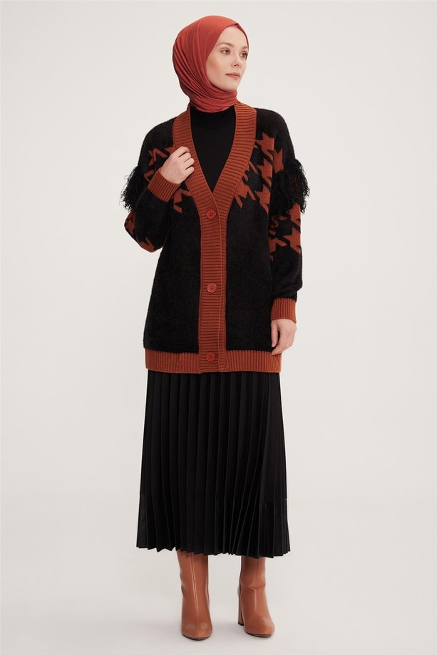Armine Hırka 22KF4262 Kiremit