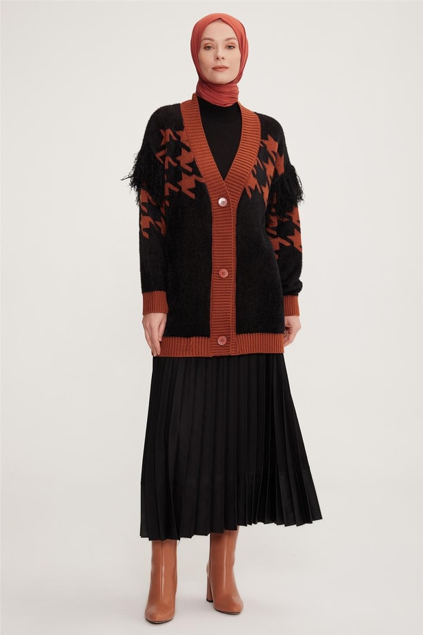 Armine Hırka 22KF4262 Kiremit