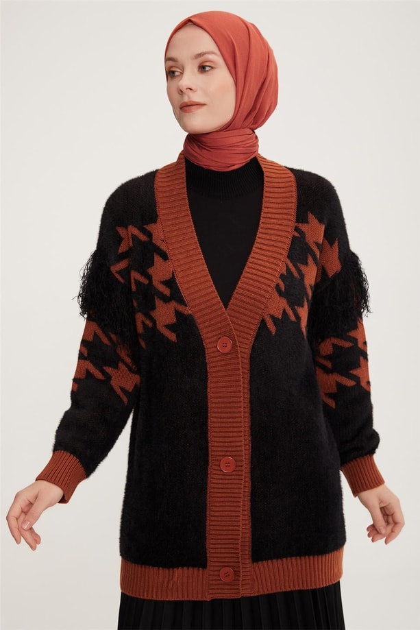 Armine Hırka 22KF4262 Kiremit