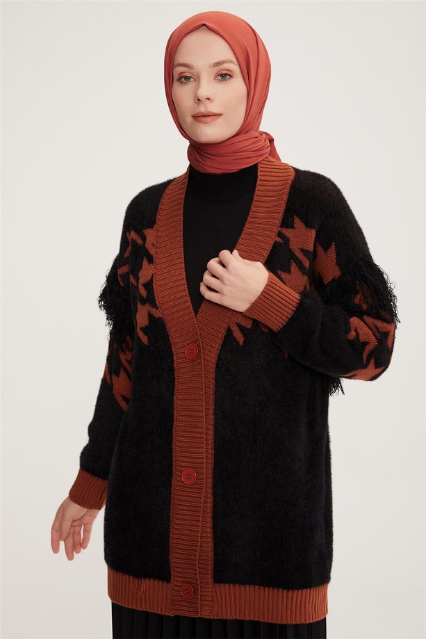 Armine Hırka 22KF4262 Kiremit