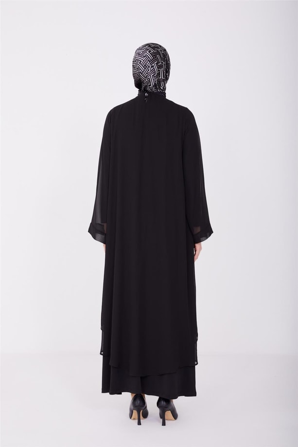 Armine Elbise 22Kd4315 Siyah
