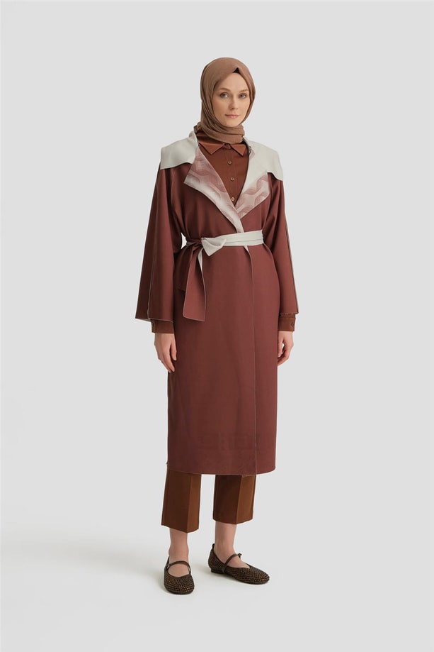 Armine Giy Çık 22Kd4336 Kahverengi