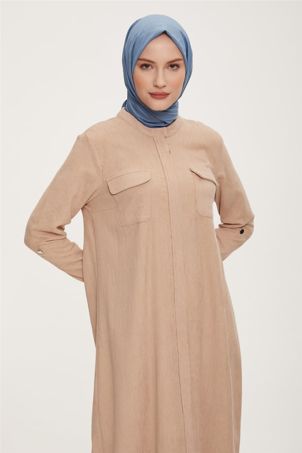 22KD4359-1 Armine Tunik Bej
