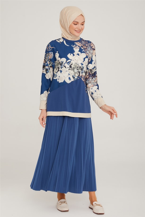 Armine Takım 22YD4427 İndigo