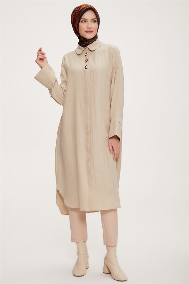 Armine Tunik 22K4834 Vanilya