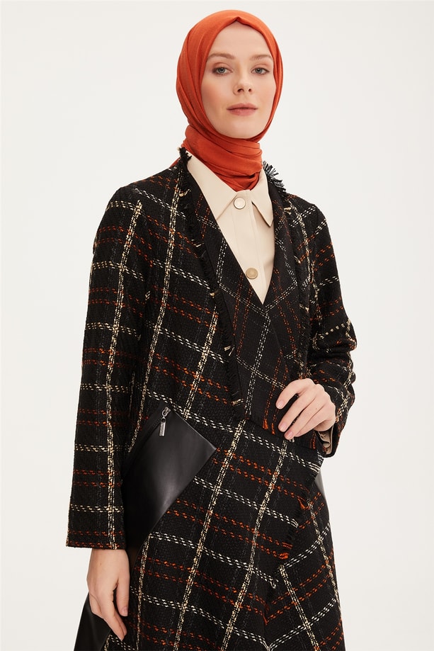 Armine Ekose Örgülü Giy Çık 22K5921 Siyah