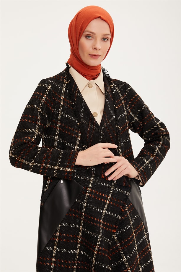 Armine Ekose Örgülü Giy Çık 22K5921 Siyah
